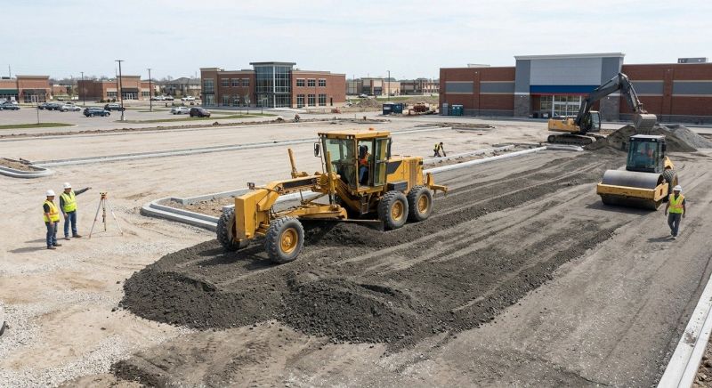 Parking Lot Gravel Repair in Woodstock, GA